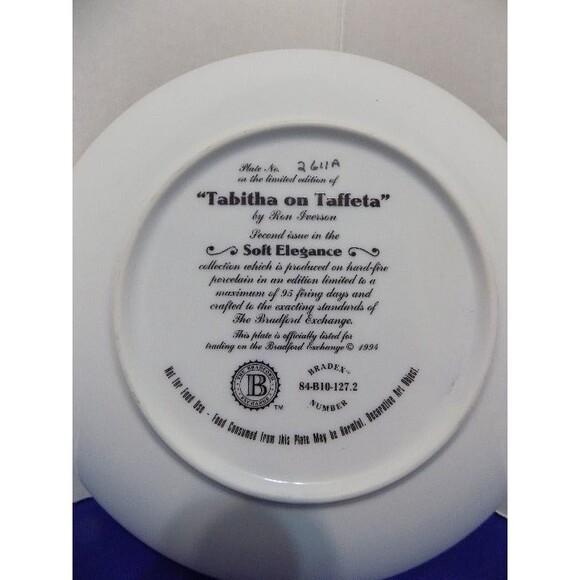 1994 The Bradford Exchange Decorative Plates Cats Porcelain Set of 4 - Picture 5 of 10